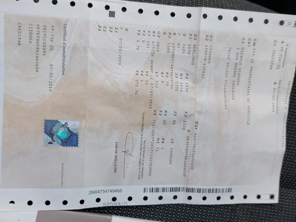 Citroen BERLINGO VAN XL 950 BLUEHDI 100 S&S DRIVER 2019