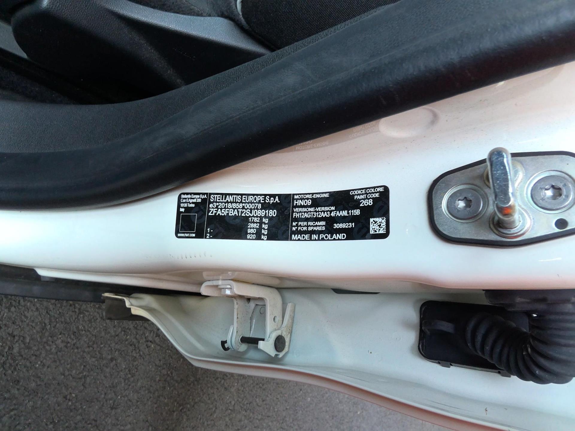 FIAT 600 T-Gen 3 1.2 Hybrid 145ch eDCT6 Pop 2025