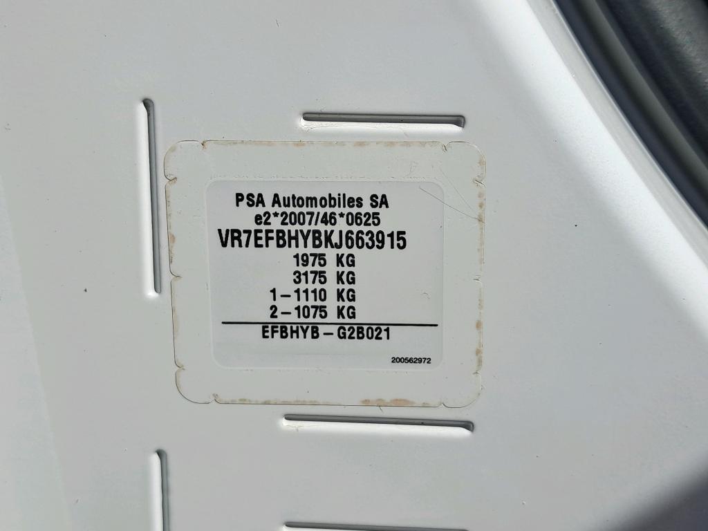 Citroen BERLINGO VAN M 650 BLUEHDI 100 S&S CLUB 2019