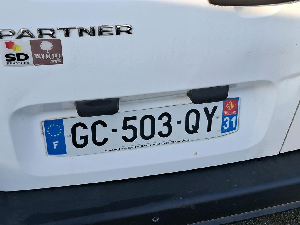 Peugeot PARTNER FOURGON STANDARD 650 KG BLUEHDI 100 S&S BVM5 PREMIUM 2021