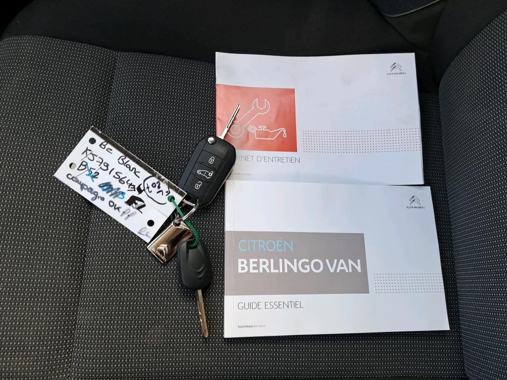 Citroen BERLINGO VAN M 650 BLUEHDI 75 BVM5 CLUB 2019