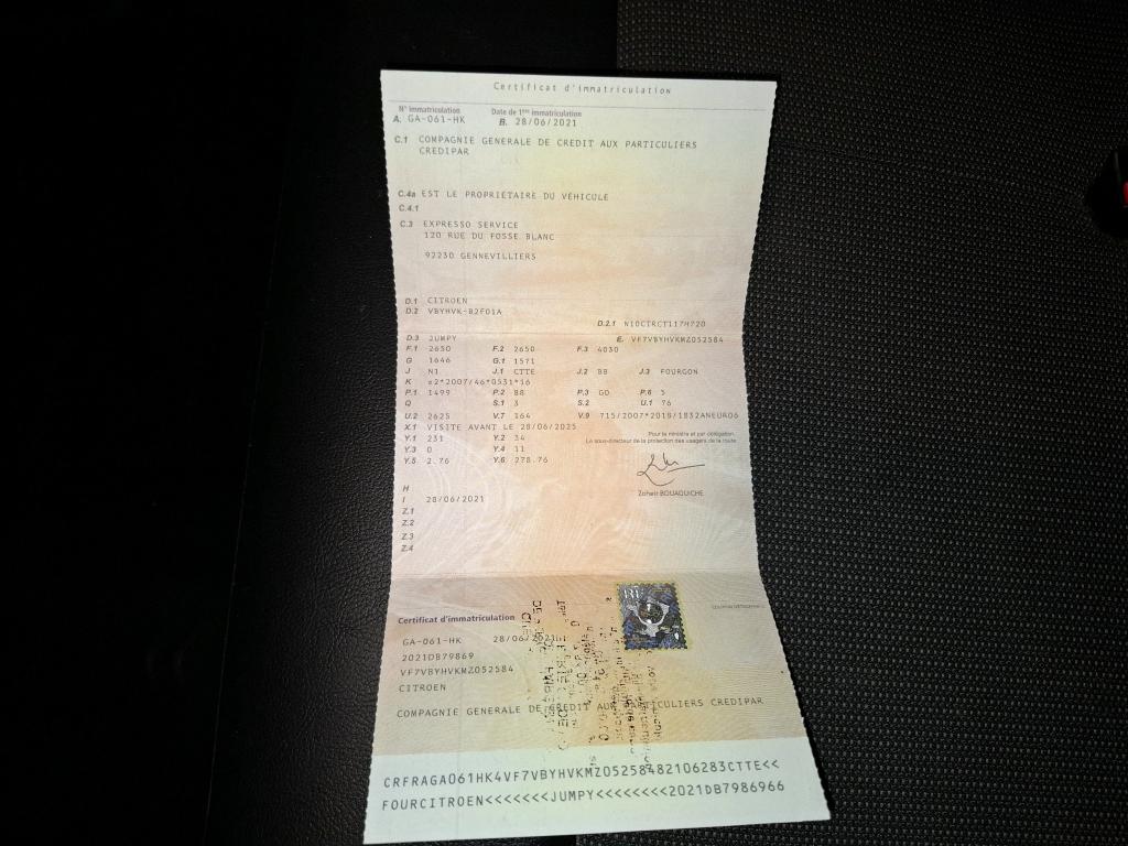 Citroen JUMPY FGN XS BLUEHDI 120 S&S BVM6 CLUB 300 NM 2021