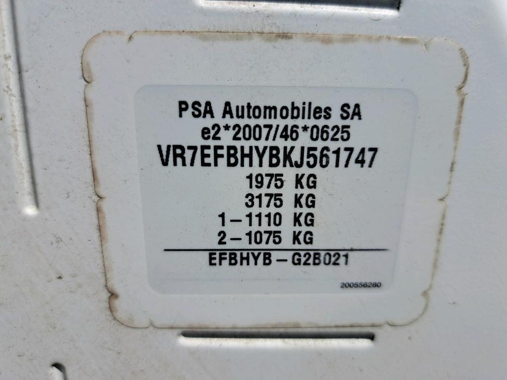 Citroen BERLINGO VAN M 650 BLUEHDI 100 S&S CLUB 2019