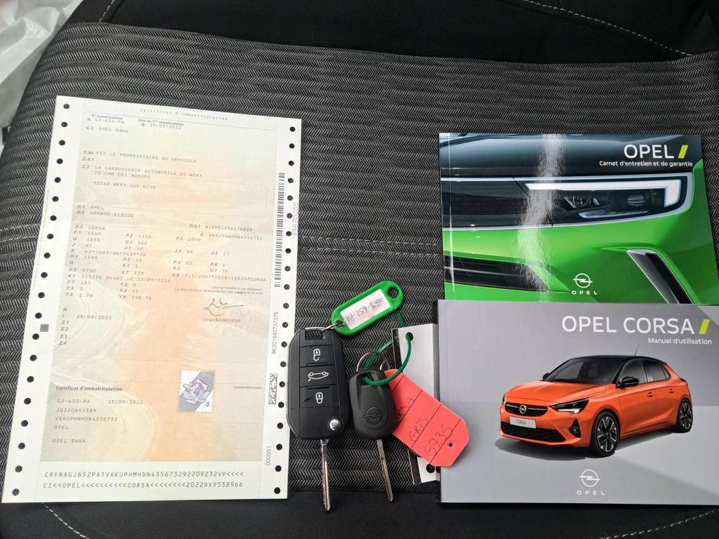 Opel Corsa 1.2 75 ch BVM5 Elegance Business 2022