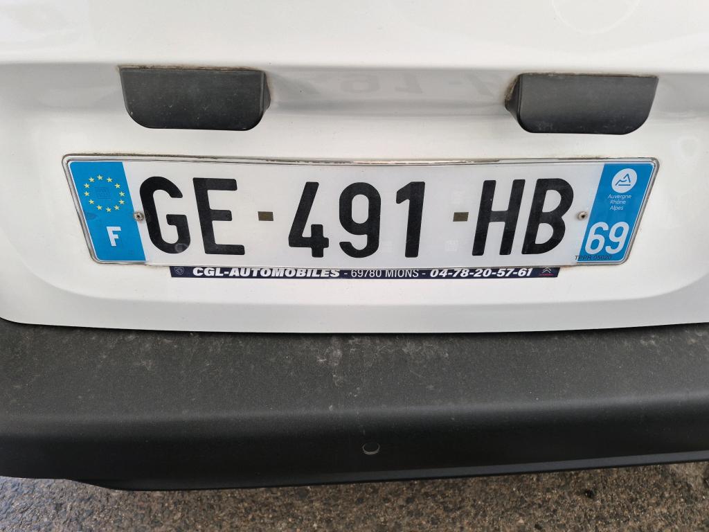 Peugeot PARTNER FOURGON STANDARD 650 KG PURETECH 110 S&S BVM6 PREMIUM 2022