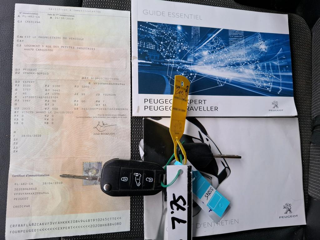 Peugeot EXPERT FGN TOLE STANDARD 2.0  BLUEHDI 120 S&S BVM6 PREMIUM 2019