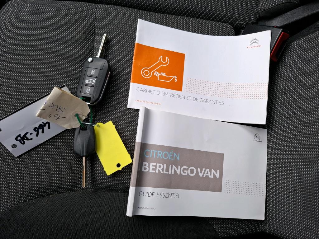 Citroen BERLINGO VAN M 650 BLUEHDI 100 S&S CLUB 2019