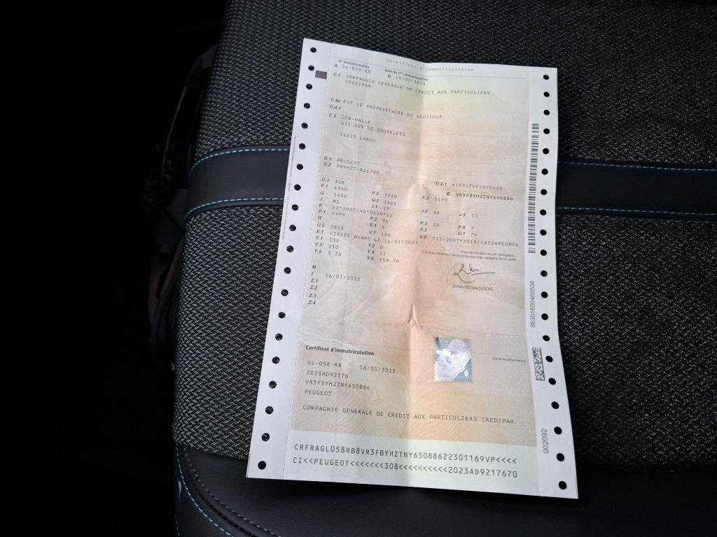 Peugeot 308 BlueHDi 130ch S&S EAT8 Allure Pack 2023