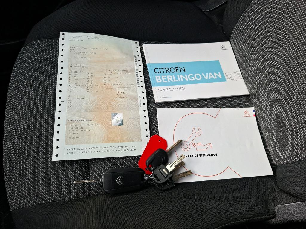 Citroen BERLINGO VAN M 650 BLUEHDI 100 S&S BVM5 DRIVER 2021