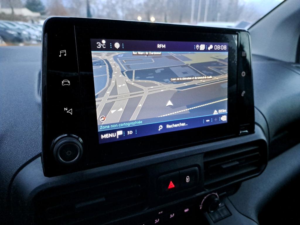 Peugeot PARTNER FOURGON STANDARD 650 KG BLUEHDI 100 S&S BVM5 ASPHALT 2021