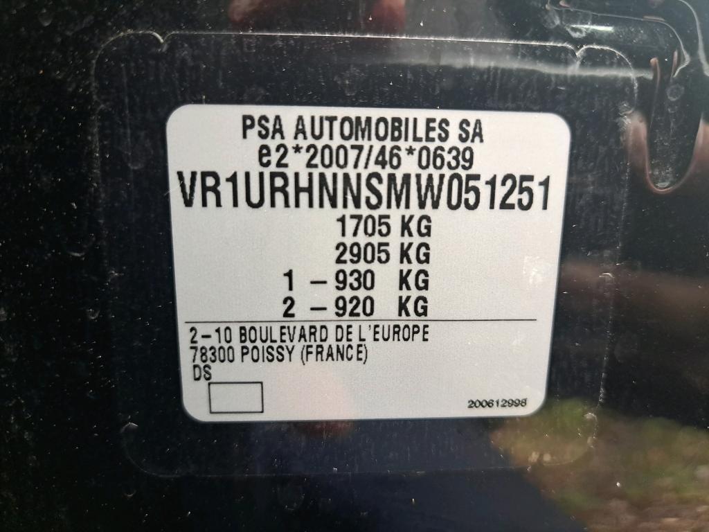 DS DS3 Crossback PureTech 155 EAT8 Performance Line+ 2021