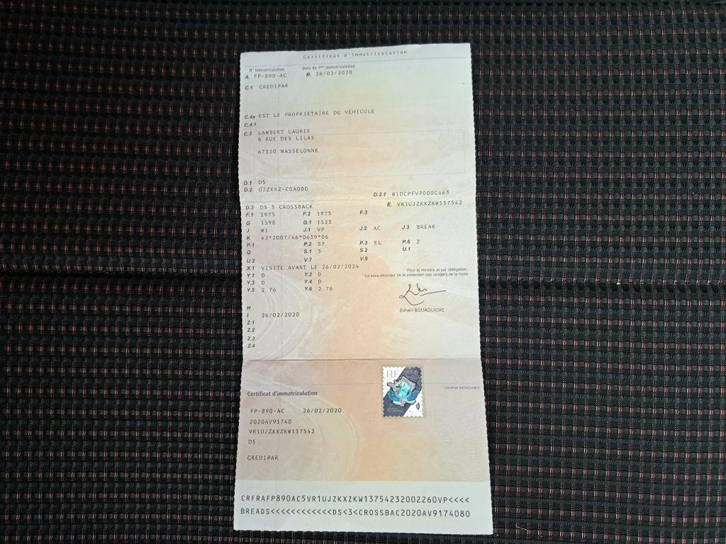 DS DS3 Crossback E-Tense Performance Line 2020