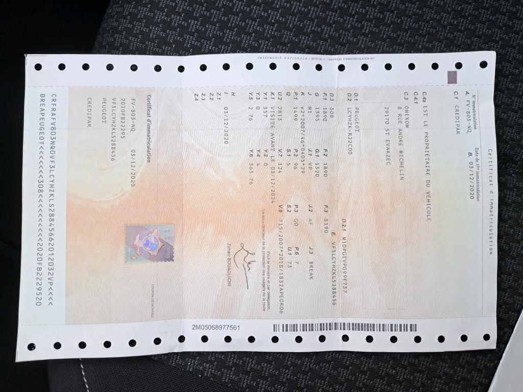 Peugeot 308 SW BlueHDi 130ch S&S EAT8 Active Business 2020