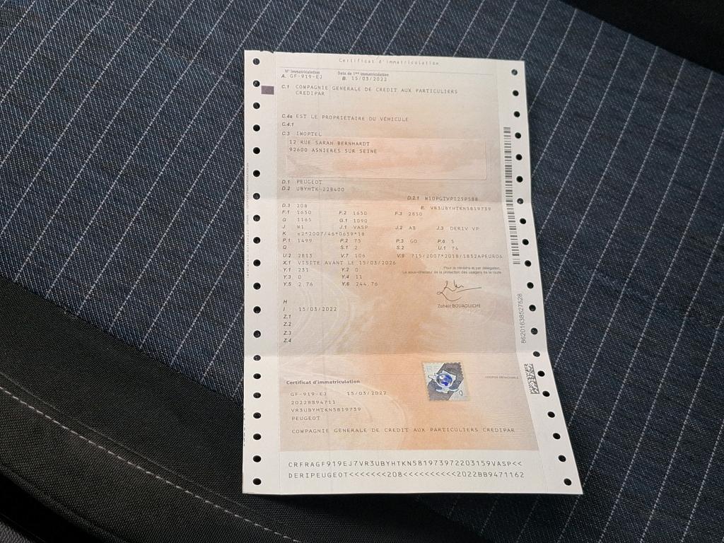 Peugeot 208 BLUEHDI 100 S&S BVM6 PREMIUM 2022