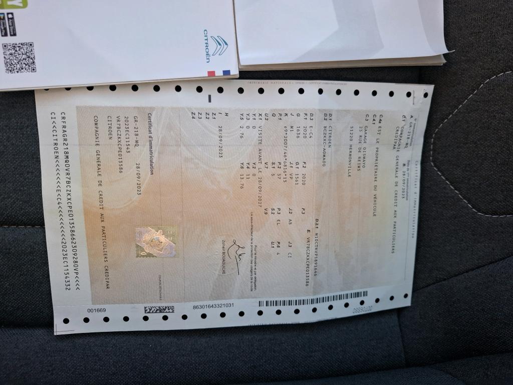 Citroen e-C4 136 ch Automatique Feel Pack 2023