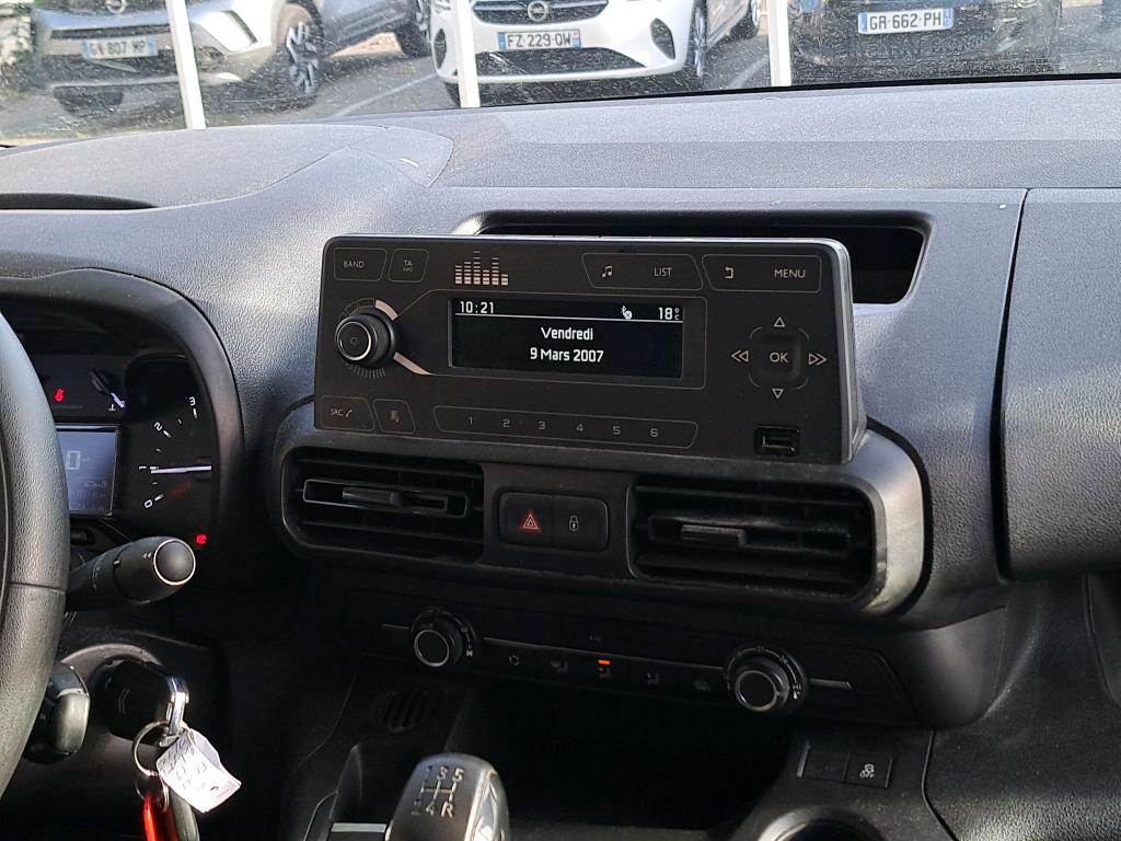 Citroen BERLINGO VAN M 650 BLUEHDI 100 S&S CLUB 2019