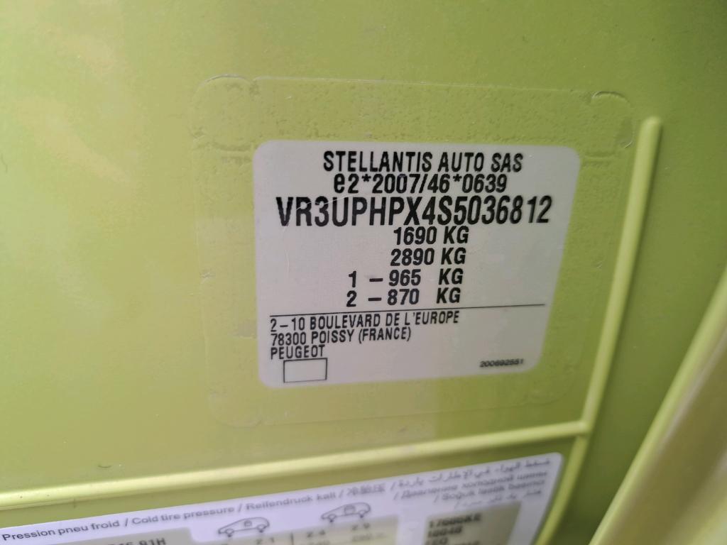 Peugeot 208 Hybrid 110 ch e-DCS6 Style 2025
