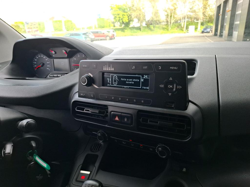 Peugeot PARTNER FOURGON STANDARD 650 KG BLUEHDI 100 BVM5 PREMIUM 2019