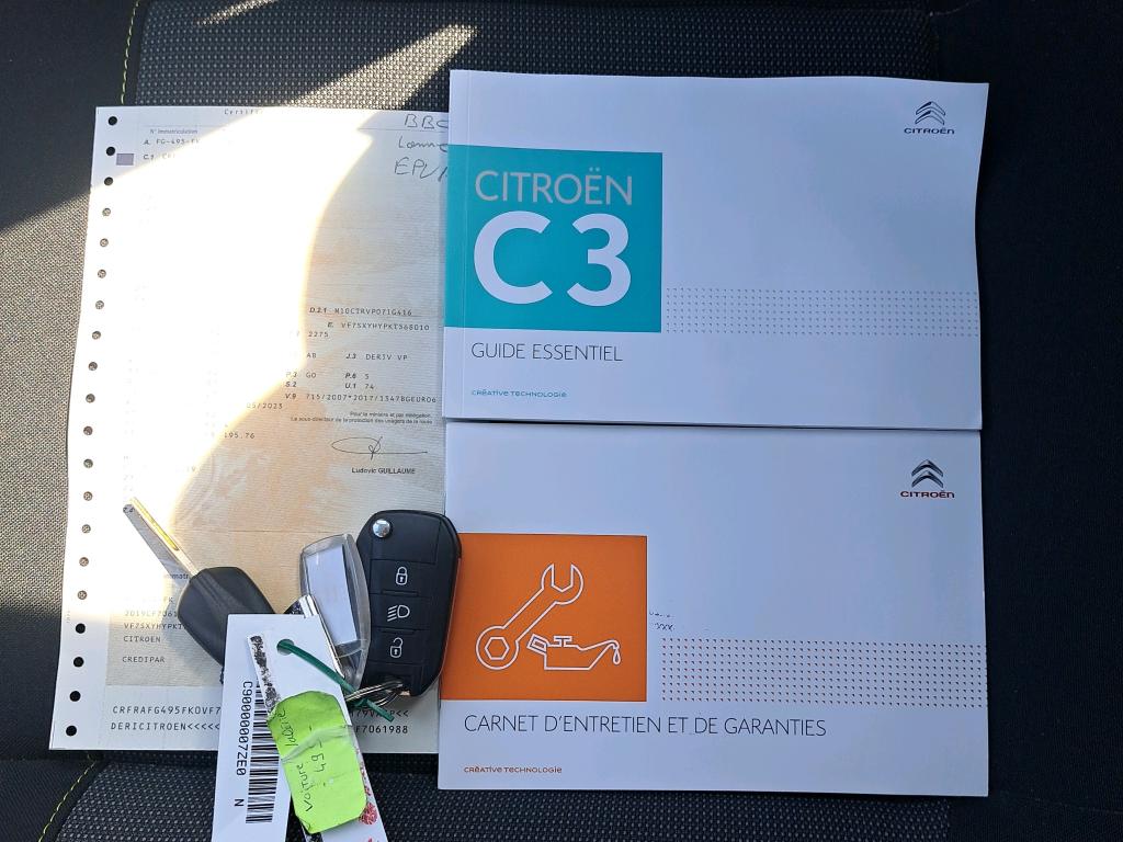 Citroen C3 SOCIETE BLUEHDI 100 S&S BVM FEEL BUSINESS R 2019