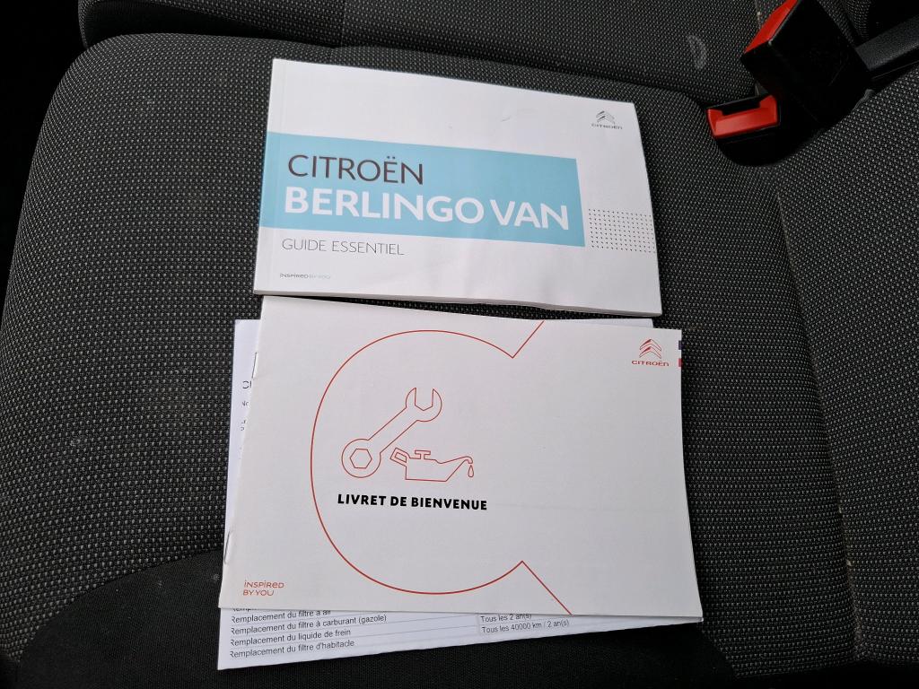 Citroen BERLINGO VAN M 650 BLUEHDI 100 S&S BVM5 CLUB 2020
