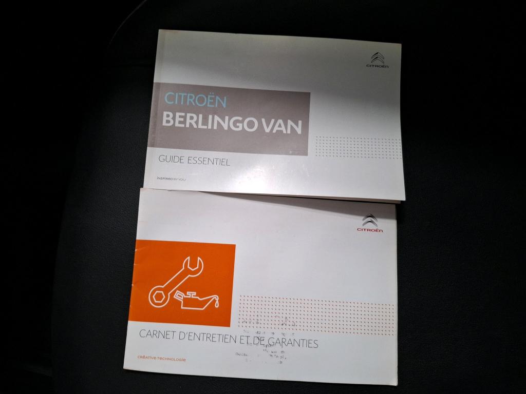 Citroen BERLINGO VAN M 650 BLUEHDI 75 BVM5 CLUB 2019
